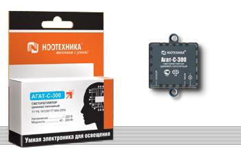 Сенсорный диммер (светорегулятор) «Агат-C-300»