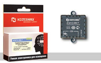 Сенсорный диммер (светорегулятор) «Агат-С-200-T»