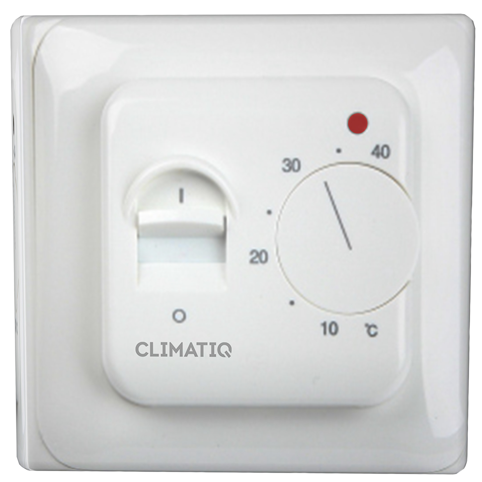 iQ CLIMATIQ BT (белый) терморегулятор с механическим управлением