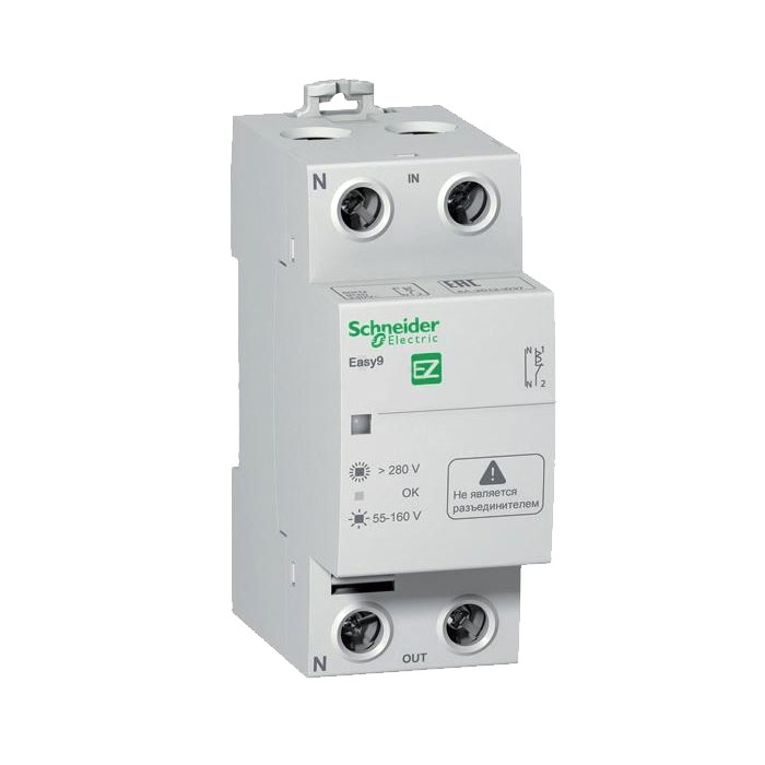 EZ9C1240 Schneider Electric Easy9 реле напряжения 1П+Н 40А, 230В
