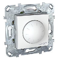 SE Unica Бел Светорегулятор поворотный 40-1000W для л/н и г/л с намот. тр-м (MGU5.512.18ZD)