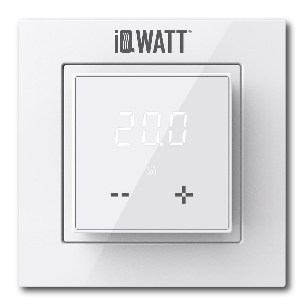iQ THERMOSTAT D (белый) терморегулятор с сенсорным дисплеем