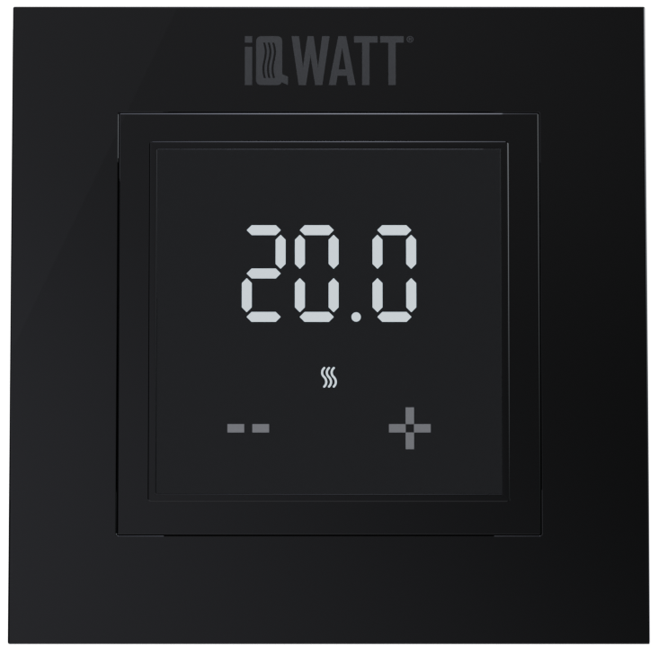 iQ THERMOSTAT D (чёрный) терморегулятор с сенсорным дисплеем