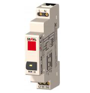 Zamel Выключатель кнопочный с красным индикатором 16А IP20 на DIN рейку (MOM-02-10)