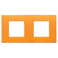 BT LT Желе оранжевое Рамка на 2+2 модуля (N4802/2AJ)