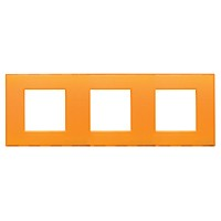 BT LT Желе оранжевое Рамка на 2+2+2 модуля (N4802/3AJ)