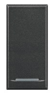 BT Axolute Антрацит Выключатель кнопочный 10А (1NO контакт)   1 мод (HS4055)