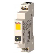 Zamel Выключатель кнопочный с желтым индикатором 16А IP20 на DIN рейку (MOM-02-30)