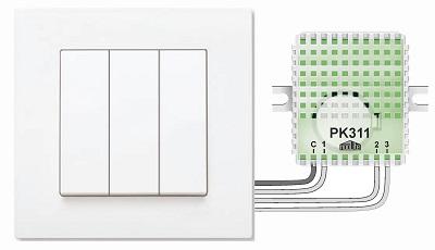 Пульт для кнопки PK311-1 (3 канала управления)