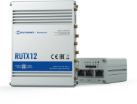 RUTX12 Teltonika ПРОМЫШЛЕННЫЙ СОТОВЫЙ МАРШРУТИЗАТОР DUAL LTE CAT 6